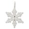 Sterling Silver Snowflake Charm Pendant Winter Jewelry! 34mm x 23mm